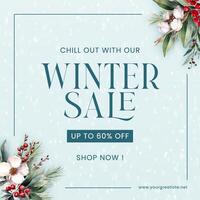 Winter Sale Instagram Post template