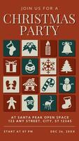 Christmas Invitation Party Instagram Story Template