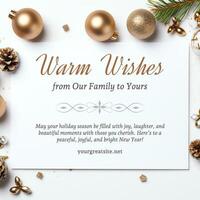 Season's Greeting Instagram Post template