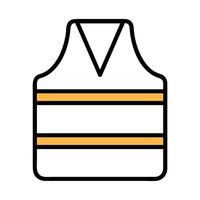 collection of vest icons in the field of building construction vector