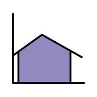 line graphs of business and marketing icons vector