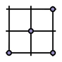 grid of business and marketing icons vector