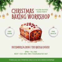 Christmas Event Invitation template