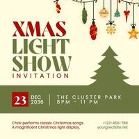Christmas Event Invitation template