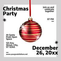 Christmas Event Invitation Instagram Post template