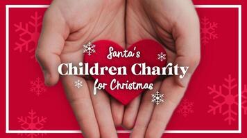 Teaching Children Charity at Christmas template