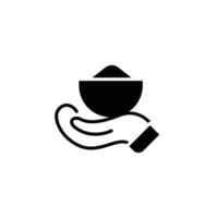 hunger solid icon design good for web or mobile app vector