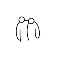 empathy thin outline icon design good for web or mobile app vector