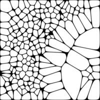 Abstract geometric voronoi grid pattern wallpaper design vector