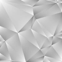 Minimalist abstract monochrome low poly design background vector