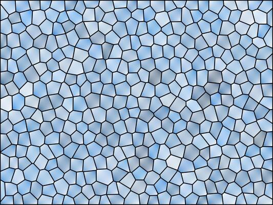 Modern blue mosaic cristal background