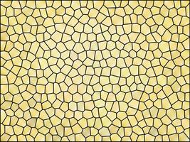 A mosaic tile pattern with black and yellow squares vector