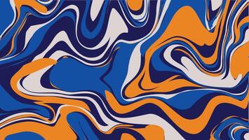 Vibrant Swirls of Color Abstract Art Design vector