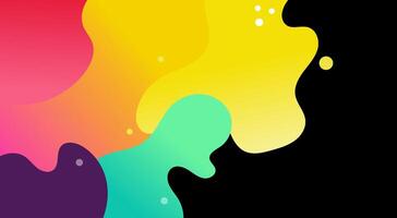 Colorful abstract background banner vector