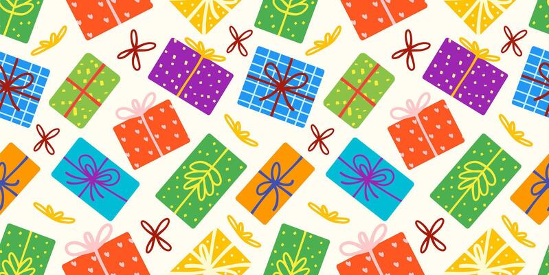 Gift Wrap Pattern Vector Art, Icons, and Graphics for Free Download