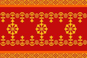 fabric pattern design western style vector