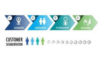 infographic template 4 step for business vector