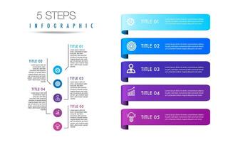 infographic template for business presentation vector