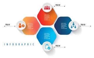 frame work Infographic template for business vector