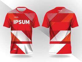 modern abstract red background and pattern for sport jersey design vector