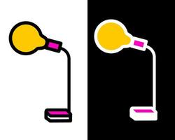 Illustration of a decorative lamp, ideal for home decor and interior design concepts vector