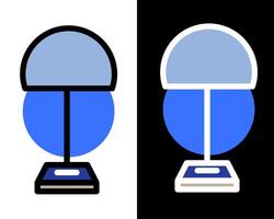 decorative lamp illustration with soft tones and natural materials, great for inspired visuals vector