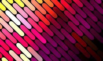 Abstract colorful pattern of straight diagonal line stripes on a black background. dynamic pattern. vector