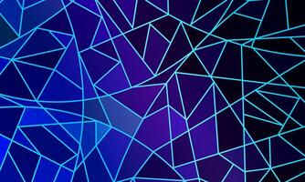 abstract irregular polygon background with a triangular pattern in full spectrum colors. mosaic dark soft blue. vector