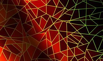 abstract irregular polygon background with a triangular pattern in full spectrum colors. mosaic dark red. vector