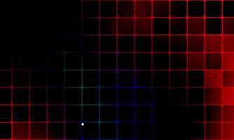 Square pattern red geometrical abstract mosaic dark background. smooth color. vector