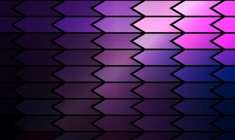 Abstract colorful pattern of triangle diagonal line stripes on a black background. purple geometric. vector