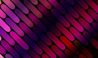 Abstract colorful pattern of straight diagonal line stripes on a black background. dark pink. vector
