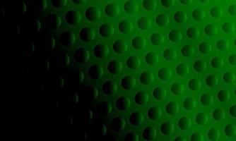Abstract halftone dots dotted on dark green background. vector