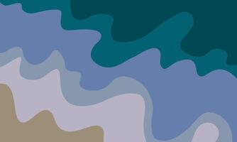 Abstract horizontal background with colorful waves liquid. vector