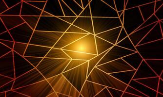 abstract irregular polygon background with a triangular pattern in full spectrum colors. mosaic bright shine yellow. vector