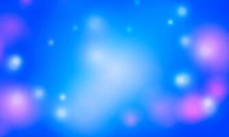 Blurred bokeh light on blue background. Abstract glitter defocused. vector