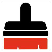 Paint Brush and Brush icon concept vector