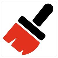 paint brush and paint icon concept vector