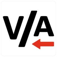 superscript and text icon concept vector