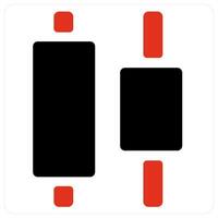 center align and align icon concept vector
