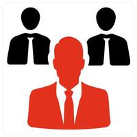 Manager and business icon concept vector