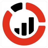 Bar Analysis and chart icon concept vector