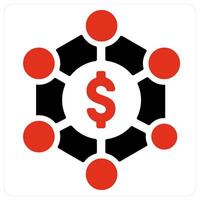 Budget and account icon concept vector
