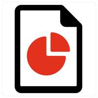 Report and document icon concept vector