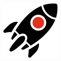 Start Up and launch icon concept vector