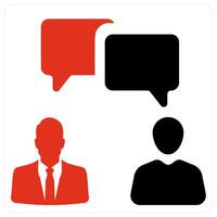 Chat and communication icon concept vector