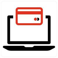 Online Card and buy icon concept vector