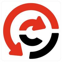Data analysis and analysis icon concept vector