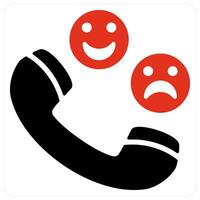 Call Survey and call icon concept vector