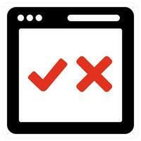 Online Adminsitrator and smiley icon concept vector